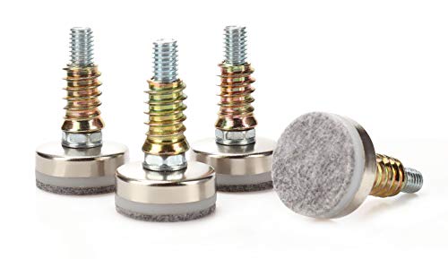 Patas de muebles, patas de nivelación ajustables para mesas, sillas, armarios, Fu