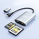 CFexpress Typ B Kartenleser & & SD Kartenleser mit USB 3.2 (Gen 2) 10 Gbit/s, USB-C & USB-A 2-in-1 Typ B CFexpress Adapter CF Express Typ B SD Card Reader kompatibel mit Windows/Mac/Linux/Android