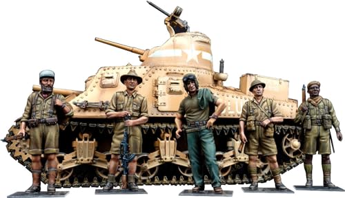 Miniart 1:35 - M3 Lee Mid Prod. Sahara w/Crew, Grey, Small