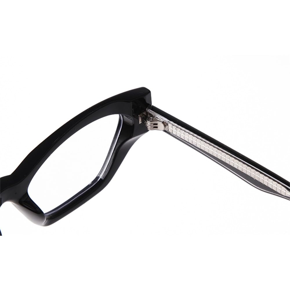 Okulary korekcyjne damskie męskie modne płaskie okulary spersonalizowane kocie oczy, 1