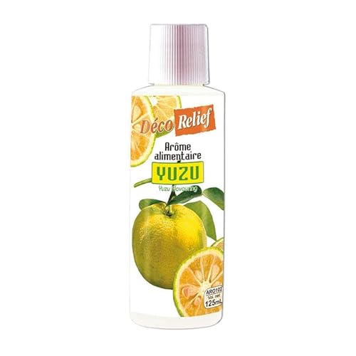 Déco Relief - Arôme Liquide Yuzu 125 ml - Arôme Alimentaire pour Pâtisserie, Cuisine - Ingrédient Professionnel