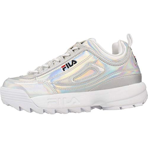  Fila Disruptor m Low Donna Silver 38