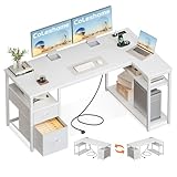 【Almacenamiento Integrado con Cajones y Estantes】¿Necesitas mantener todo organizado? Este escritorio en L combina cajones de tela, un archivador y una estantería de 2 niveles para ofrecer un espacio de almacenamiento completo. Los cajones, fabricados con tela no tejida transpirable y antipolvo, son ideales para guardar documentos tamaño A4, material de oficina o accesorios de juego. Perfecto para estudiantes, profesores o teletrabajadores que buscan una estación de trabajo ordenada y eficiente.