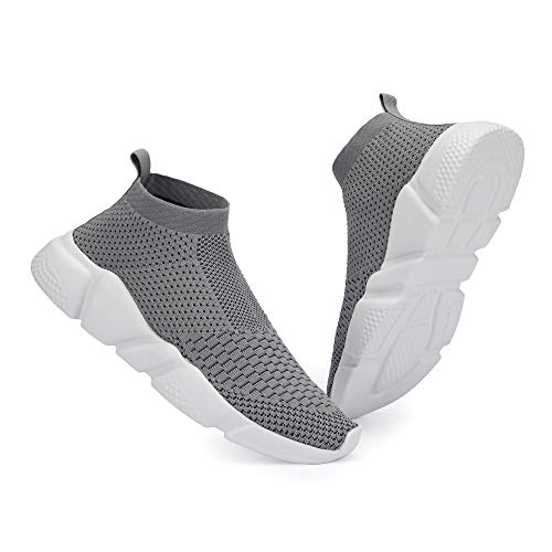 Image of Casbeam Men's Running Knit Comfortable Lightweight Breathable Casual Sports Shoes Fashion Sneakers Slip-On Walking Shoes