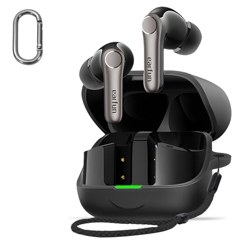 EarFun Air Pro 4+ ブラック ケースカバー付き Amazon | EarFun Air Pro 4+ 用 ケース カバー 【HUKWIMO】 カラビナ