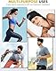 Schlafkopfhörer Bluetooth, Kopfhörer Schlafen, Schlaf Stirnband Kopfhörer Headband Schlafmaske, Sportskopfhörer Musik schlafen Stirnband für Sport Training, Joggen, Yoga, Reisen Zweiseitig Schwarz