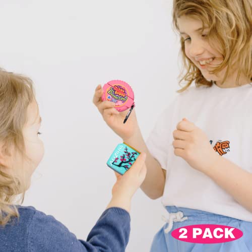 Image of 2 Pack Gkv for Airpods Pro 2019 /Pro 2 Gen 2022 Case for Airpod Cover Funny Fun Kawaii Cute 3D Cartoon Girly Air Pods Pro Silicone Cases for Girls Teen Boys Kids Couple (Drink&Gum Candy)