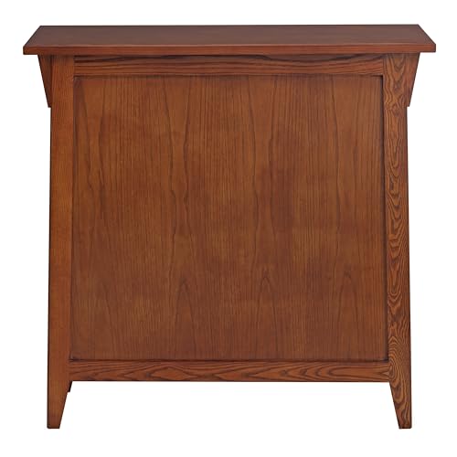 Image of Leick Home Mission Console Cabinet, 30 inch, Russet