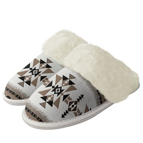 Memory Foam Women's House Slippers Warm Winter House Shoes Comfy Indoor Fuzzy Home Slippers
