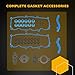 3.0 V6 Engine Cylinder Head Gasket Set, Compatible with 1998-2001 Mazda B3000 1998-2001 Ford Ranger 3.0L, Replace# HS9902PT ES72174