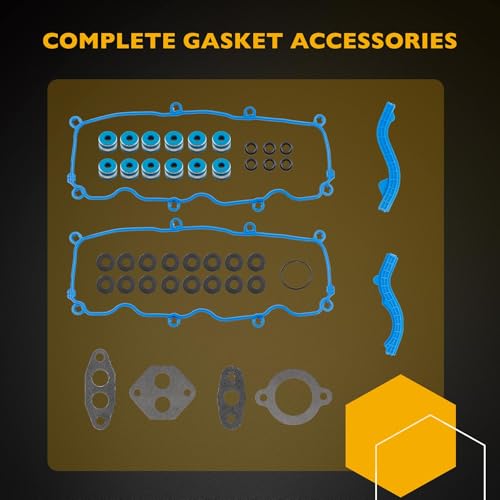 Image of 3.0 V6 Engine Cylinder Head Gasket Set, Compatible with 1998-2001 Mazda B3000 1998-2001 Ford Ranger 3.0L, Replace# HS9902PT ES72174