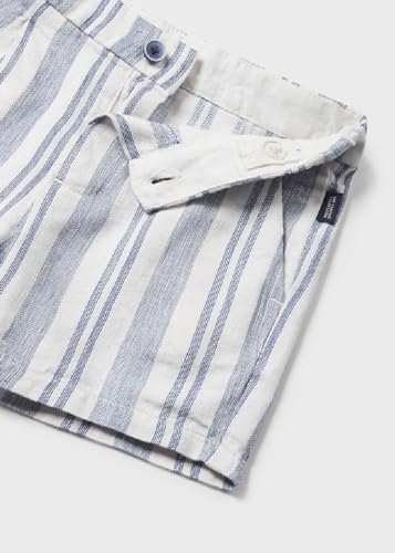 Conjunto de bermuda de lino de vestir Mayoral: alta costura infantil para bebé 5