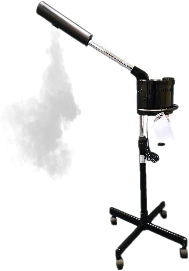 KNAFS COLLECTION® Professional Facial Face Steamer Salon & Home Professional Spa Ozone Facial Steamer Micro Mist Moisturiz (Black)