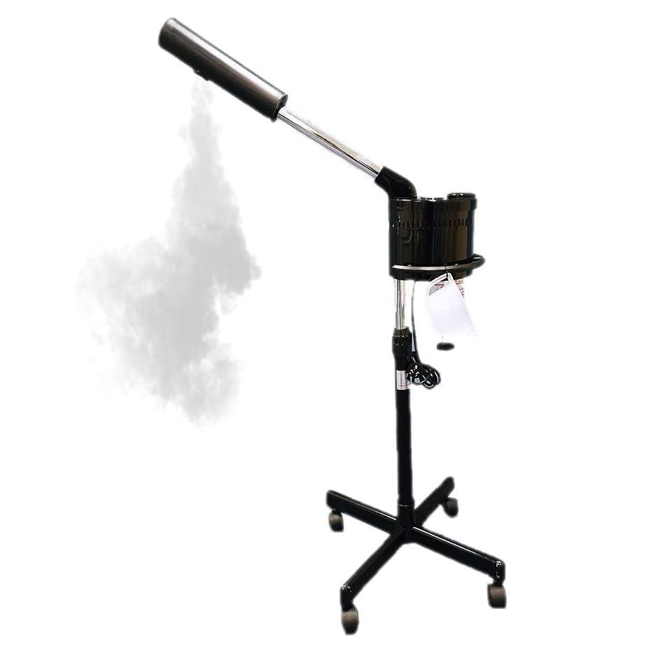 KNAFS COLLECTION® Professional Facial Face Steamer Salon & Home Professional Spa Ozone Facial Steamer Micro Mist Moisturiz (Black)
