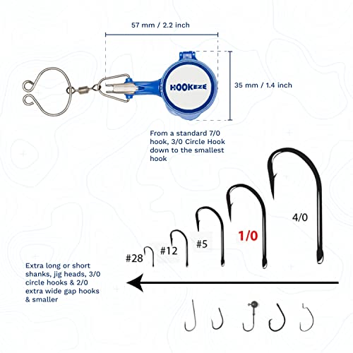 image for HOOK-EZE New All in One Nail Knot Tying Tool | Pack of 2 | Protect fro