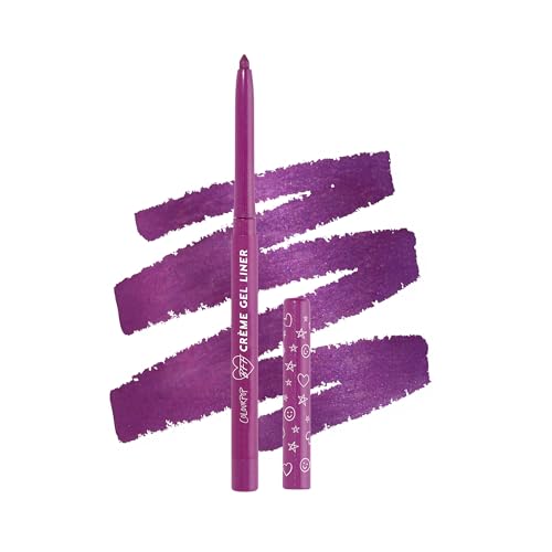 ColourPop Crme Gel Waterproof Eyeliner - 18HR Wear Ultra-Pigmented Eyeliner Pencil with Matte & Metallic Finishes - Smudge-Proof Vegan & Cruelty-Free - Plum Smash (0.01 oz)