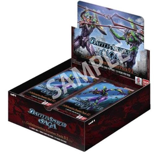 Gioco di carte bandai games eng battle spirits saga - cb-01 - box set (24 buste)