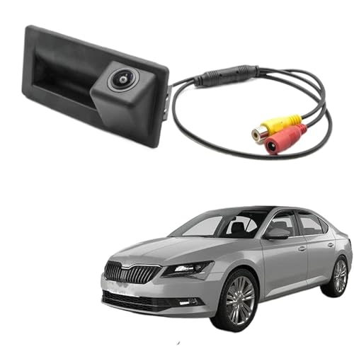 Caméra Recul Poignée Coffre Skoda Superb pour éviter les angles morts au parking