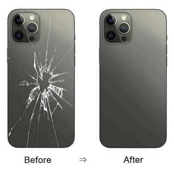 Amazon.co.jp: nnBay iphone 12 バックガラス 交換用 背面ガラス