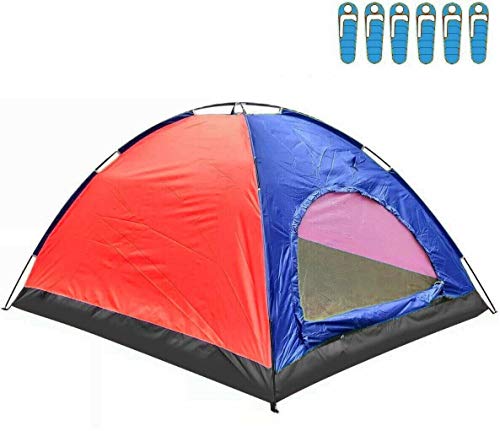 Tienda de Campaña para 6 Personas Impermeable Acampar Camping Carpa Tipo iglu