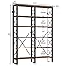 IRONCK Bookshelf Double Wide 6-Tier 76