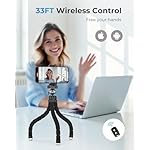 UBeesize Phone Tripod Pro S, Flexible Desk Stand with Wireless Remote, Mini Holder for Camera and GoPro - Image 5