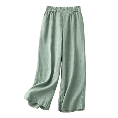 Pantalon de loisirs ample en coton léger et aéré pour femme chic