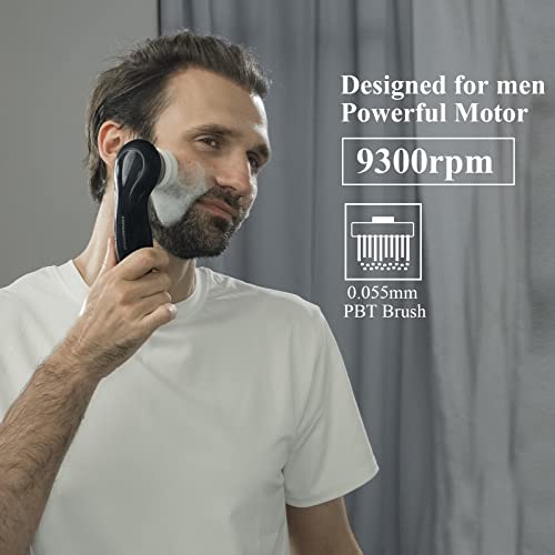 TOUCHBeauty-Facial-Cleansing-Brush-for-Men-Face-Cleansing-Brush-Electric-with-Stand-3-Brush-Heads-2-Speeds-IPX5-Waterproof-Battery-Powered-Suitable-for-All-Skin-Types-AG-0759M