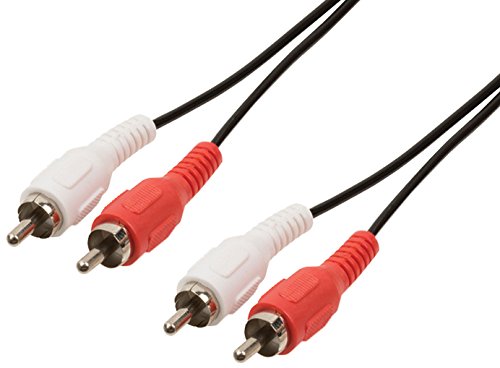 Valueline VLAB24200B10 1m 2 x RCA 2 x RCA Negro, Rojo, Color blanco cable de audio - Cables de audio (2 x RCA, Macho, 2 x RCA, Macho, 1 m, Negro, Rojo, Blanco)