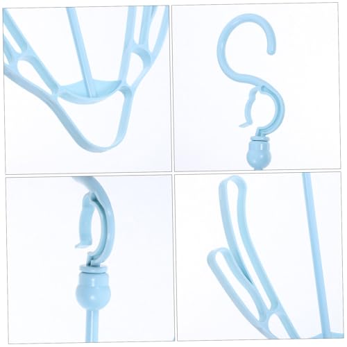 Rack secador para zapatos y botas 2 unidades azul miniatura 3