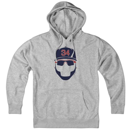 Chowdaheadz Boston 34 Gameface Hoodie – Unisex Pullover Sweatshirt Soft Cotton Blend