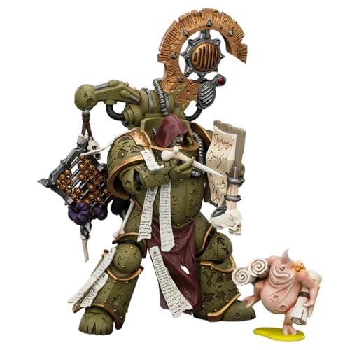 Image of JOYTOY Death Guard Warhammer 40K 1 /18 Action Figures Death Guard Tallyman with Plasma Pistol Collectible Model Artifacts Model Birthday Gifts JT04261 PreOrder