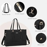 LOVEVOOK Laptop Bag for Women, 17.3 Inch Computer Tote Bags Purse for Work — image 9