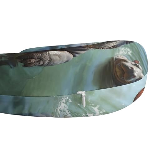 Almohada espuma viscoelástica talla única para viaje miniatura 4
