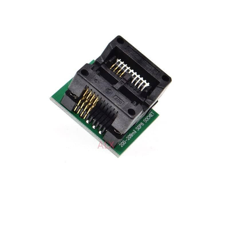 Generic 2PCS SOP8 to DIP8 ez Programmer Adapter Socket 200MIL 208MIL Socket Converter Module Test chip IC W25Q32 W25Q64 MX25L EEPROM, WYC_DJFF_11088