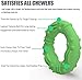GUCHO Updated Ultra Durable Dog Chew Toys for Aggressive Chewers Indestructible Natural Rubber Dog Toys - Tough Strong Tug of War Dog Toys for Large Medium Dogs (6.5 Inch)