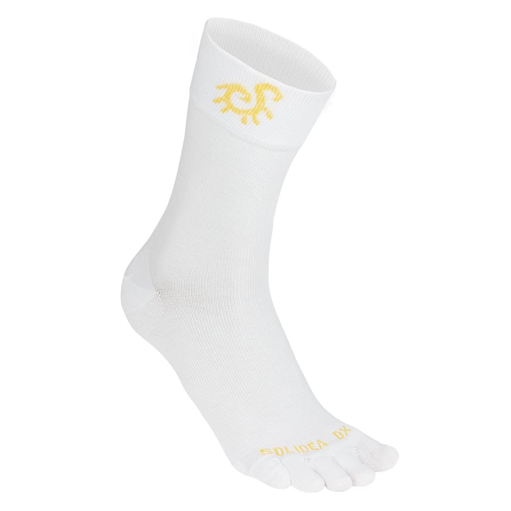 SOLIDEA Skarpetki Unisex Socks Foy You Silk Bamboo Comfy Graduate Compression 8/12 mmHg, Biały, X-Large