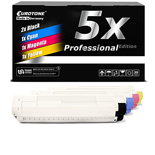 Toner compatible OKI C9800 C9850 EuroPro 5X pour des impressions laser d'une netteté supérieure