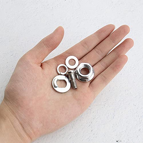 eMagTech 4pcs Electric Scooter Front Rear Motor Wheel Nuts Bolt Screw with Washers Compatible with Xiaomi M365, 1S, Essential, Pro and Pro 2 - Image 4