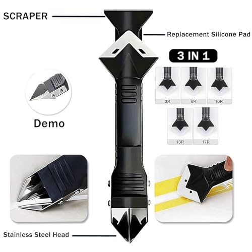 GDYiFeng 3-in-1 Caulk Remover Set