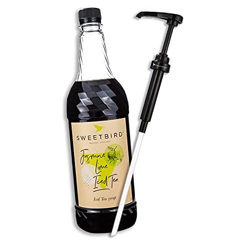 Sweetbird Jasmine Lime Iced Tea Syrup (1 Litre) x 1 and Sweetbird Syrup