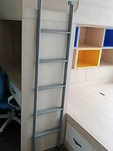Escalera para loft y dormitorio juvenil con anclaje seguro de metal 3