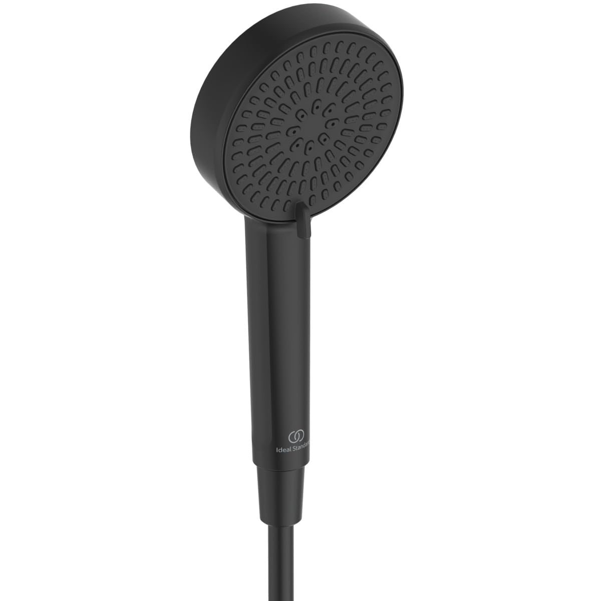 Ideal Standard Idealrain Juego de ducha de 644 mm, ducha BD580XG – Negro | Ducha de mano de 2 funciones, boquillas EasyClean , soporte de ducha ajustable, soporte de pared regulable en altura, BE413XG