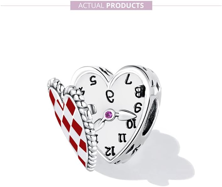 Love You Lock Key fit Pandoras Charms Bracelets 925 Sterling Silver Charms Dangle Heart Beads Birthday Anniversary - Image 6