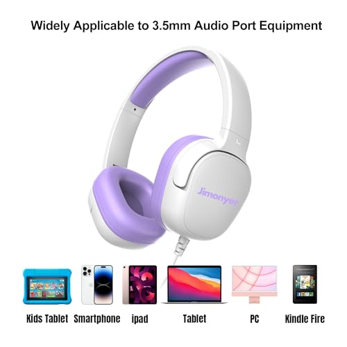 Casque violet pour tout-petits Jimonyer préservant l'audition - 5