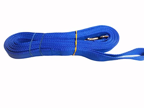 10 Ft Dog Leash 2 Ply Heavy Duty Hand Made (Yellow)