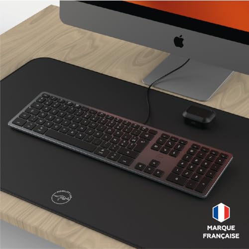 Mobility Lab ML311487, Tastiera Francese Azerty Cablata Per Mac – Grigio Siderale E Nero - 10
