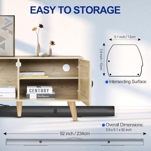 Image of Emart 77in x 92in Collapsible Blue Backdrop Retractable Chromakey Photo Background with Solid Aluminium Base, Auto-Locking Frame, Wrinkle- Resistant Fabric for Video Studio, Live Game,Streaming