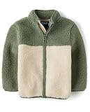 The Children's Place,Baby Boys,and Toddler Cozy Fuzzy Sherpa Jacket,Hay Stack,9 Months12 Months