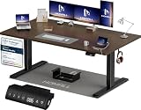 Homall 160x80 CM Escritorio Elevable Regulable en Altura，Escritorio de Pie con Tablero de Cuatro Partes, Mesa Ordenador con Función de Memoria